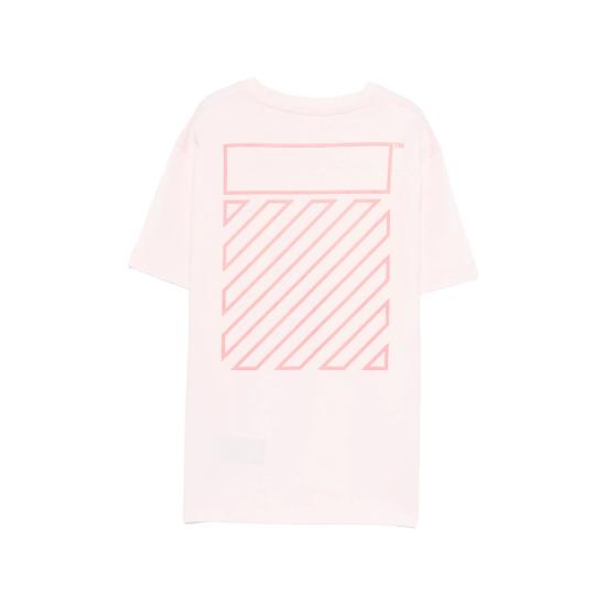 26SS [키즈] 오프화이트 티셔츠 44GAA001S26 J006 683 PINK - OFF WHITE