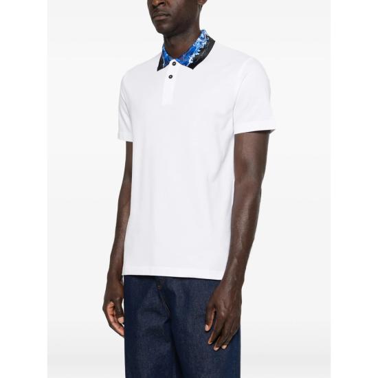 26SS 베르사체 폴로 티셔츠 80GAGT13 CJ01T 003 WHITE - VERSACE