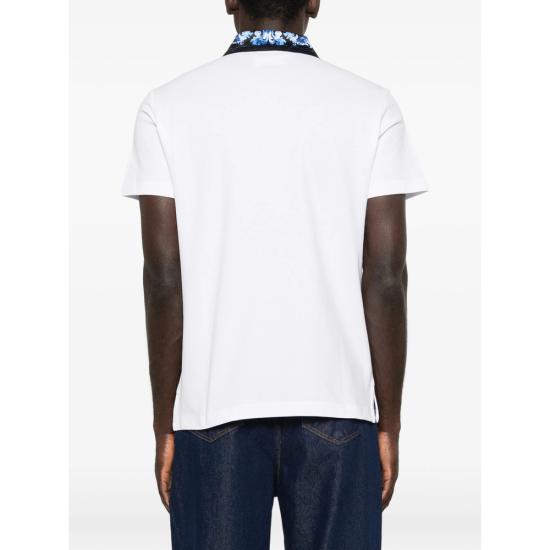 26SS 베르사체 폴로 티셔츠 80GAGT13 CJ01T 003 WHITE - VERSACE
