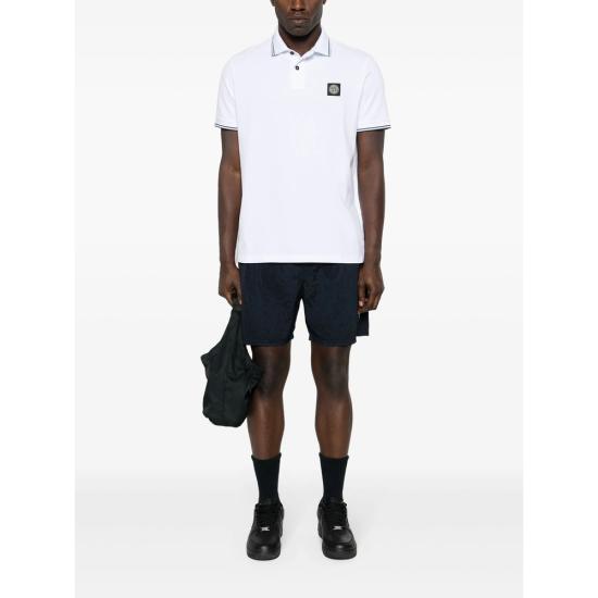 26SS 스톤 아일랜드 폴로 티셔츠 152200010 S0018 V1001 WHITE - STONE ISLAND