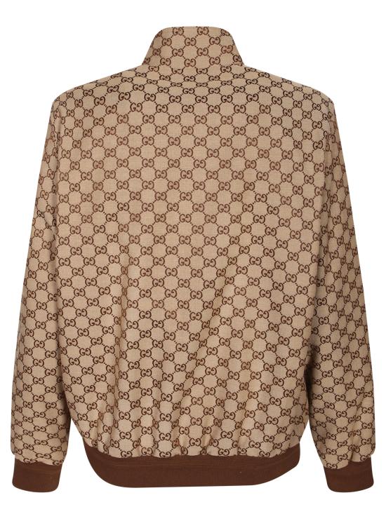 26FW 구찌 GG 캔버스 봄버 자켓 826575 ZAF4S 2580 Beige - GUCCI