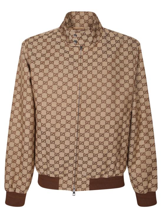 26FW 구찌 GG 캔버스 봄버 자켓 826575 ZAF4S 2580 Beige