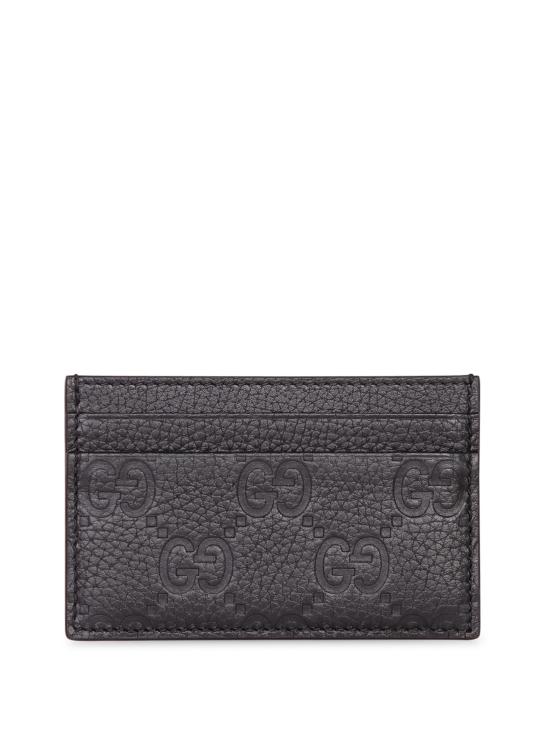 26FW 구찌 임프린트 카드 케이스 835151 AAE51 1000 Black