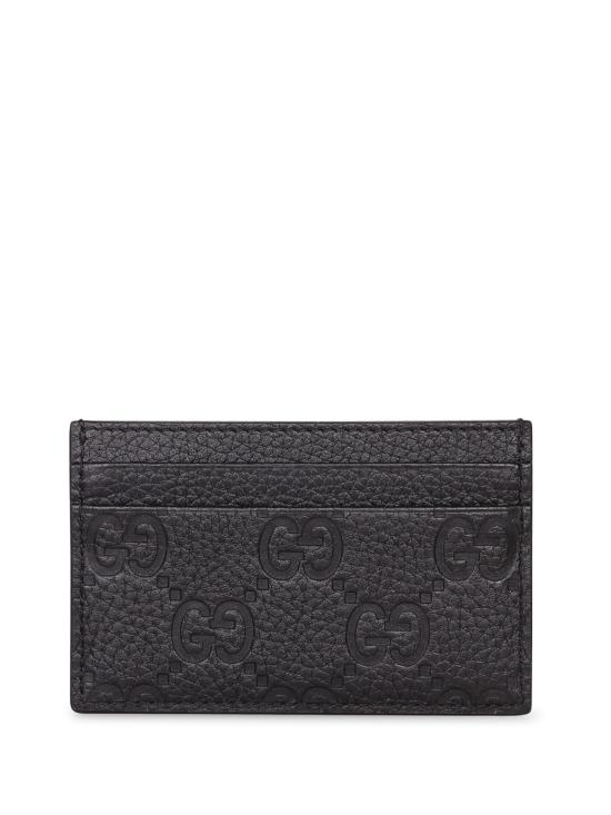 26FW 구찌 임프린트 카드 케이스 835151 AAE51 1000 Black - GUCCI