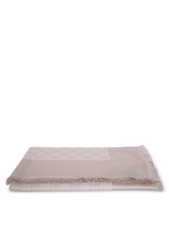 26FW 구찌 GG 울 실크 자카드 숄 809499 4G930 1400 Black