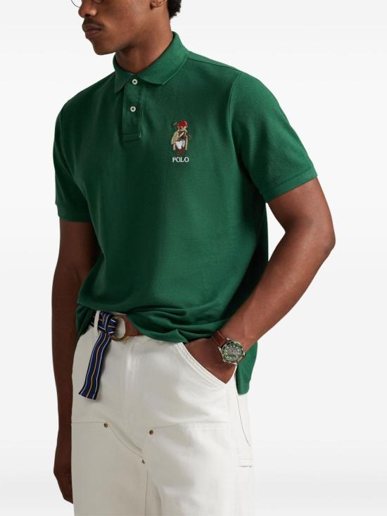 26SS 폴로 랄프로렌 폴로 티셔츠 710B16618 001 Green - POLO RALPH LAUREN