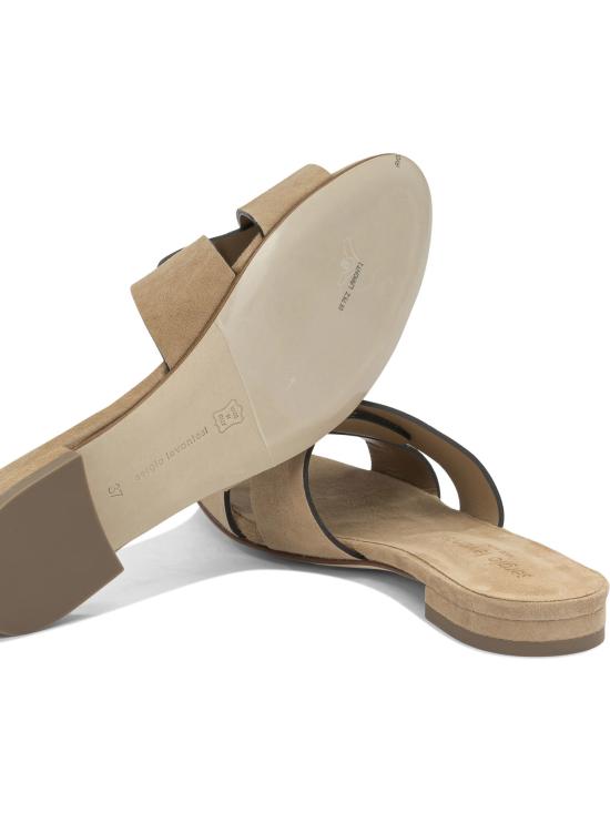 26SS 세르지오 레반테시 뮬/슬리퍼 ARIA6CAMOSCIO SAND Beige - SERGIO LEVANTESI
