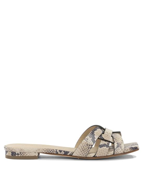 26SS 세르지오 레반테시 뮬/슬리퍼 NORMA6PITONE SABBIA Beige