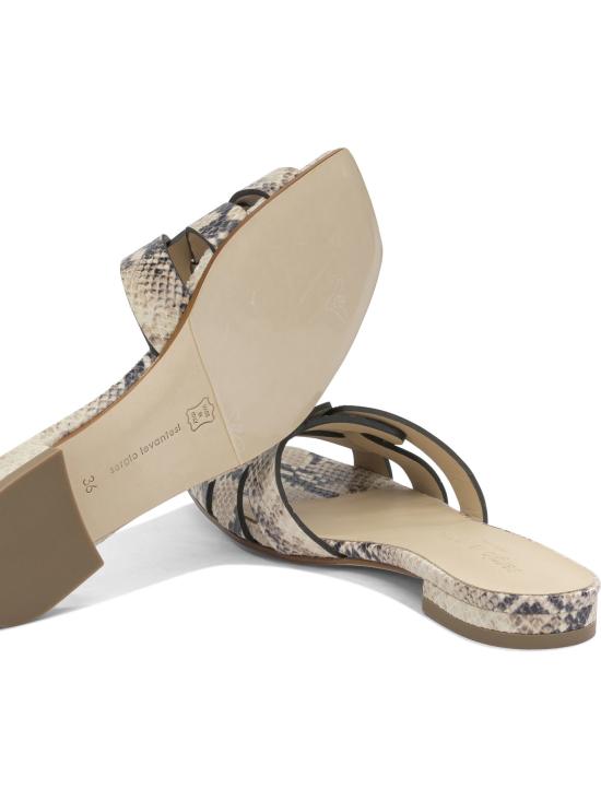 26SS 세르지오 레반테시 뮬/슬리퍼 NORMA6PITONE SABBIA Beige - SERGIO LEVANTESI