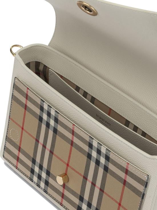 26SS 버버리 노트 백 빈티지 체크 8125106 White - BURBERRY