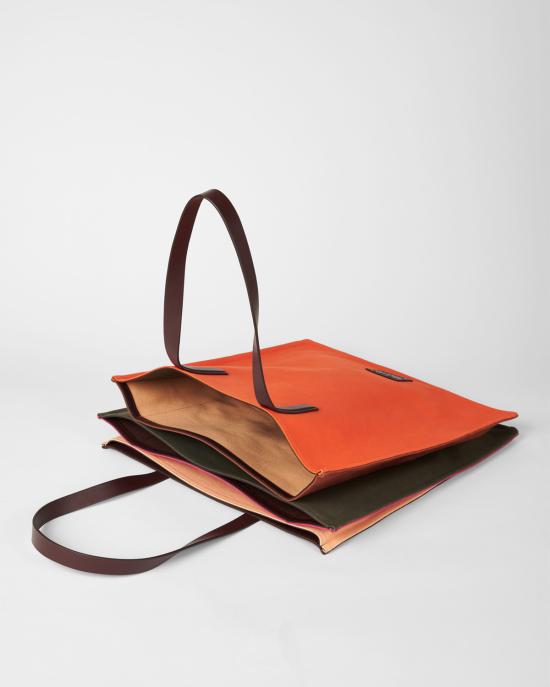 26SS 폴 스미스 숄더백 M1A 8291 UCTOTE 16 ARANCIONE MULTI - PAUL SMITH