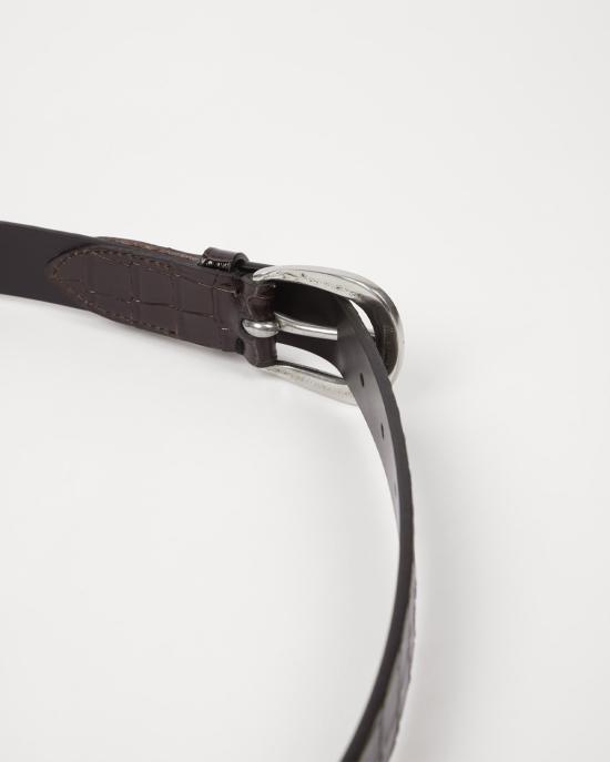 26SS 폴 스미스 가죽 벨트 M1A 8295 USHCRO 68 MARRONE - PAUL SMITH