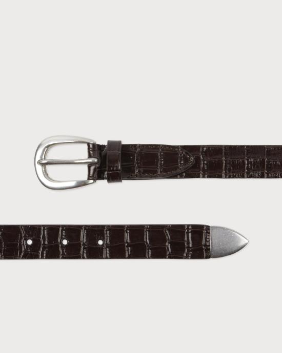 26SS 폴 스미스 가죽 벨트 M1A 8295 USHCRO 68 MARRONE - PAUL SMITH