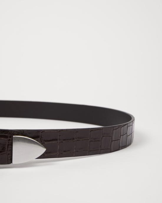 26SS 폴 스미스 가죽 벨트 M1A 8295 USHCRO 68 MARRONE - PAUL SMITH