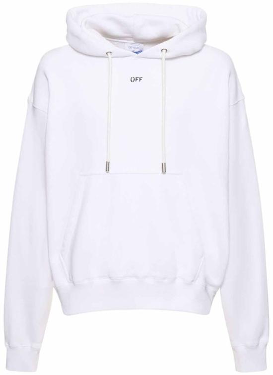  오프화이트 후드 티셔츠 OMBB085C99FLE0100110 WHITE
