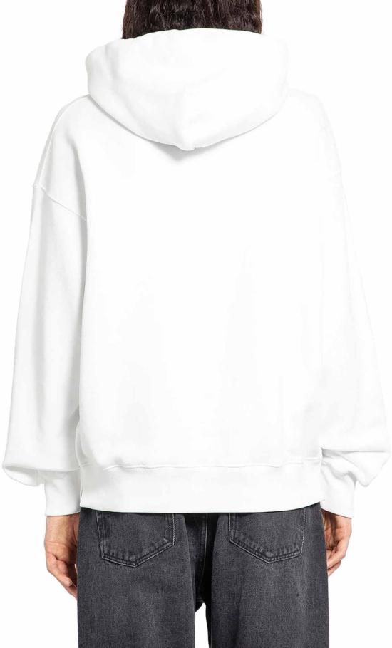  오프화이트 후드 티셔츠 OMBB085C99FLE0100110 WHITE - OFF WHITE