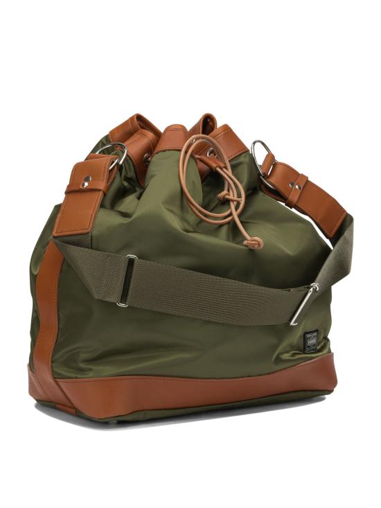 26SS 포터 드로스트링 레더 숄더백 381 0479930 Green - PORTER