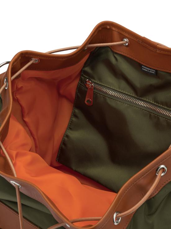 26SS 포터 드로스트링 레더 숄더백 381 0479930 Green - PORTER