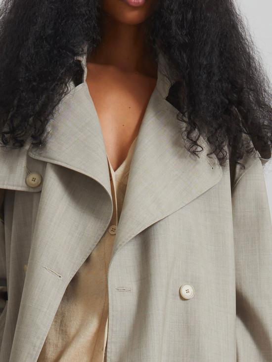 26SS 더프랭키샵 트렌치 코트 DURSLEY TRFS22023276 Beige - THE FRANKIE SHOP