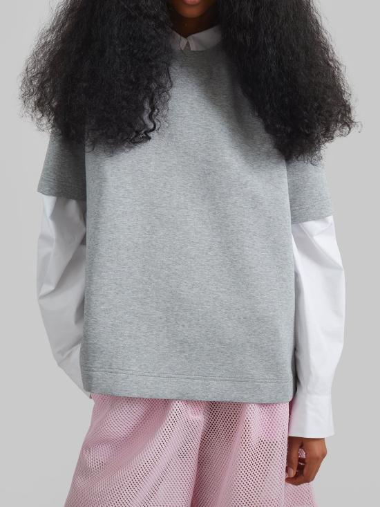 26SS 더프랭키샵 반팔 티셔츠 SCOOB TSFS21808107GREYMELANGE Grey - THE FRANKIE SHOP