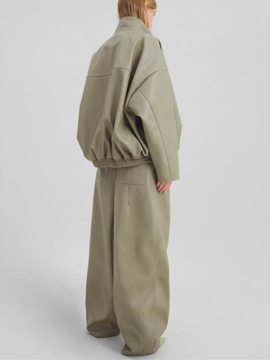 26SS 더프랭키샵 가죽 자켓 VEREN JAFS21915430 Verde - THE FRANKIE SHOP