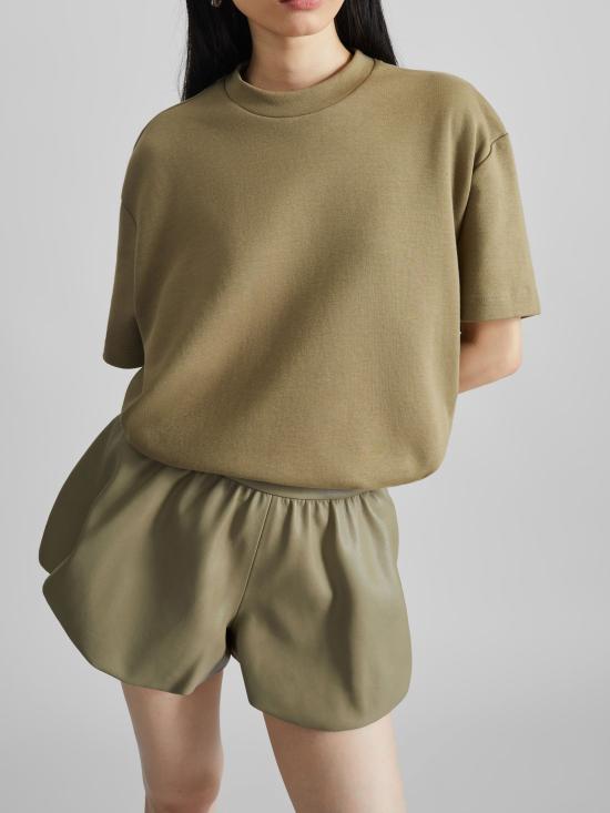 26SS 더프랭키샵 숏팬츠 ALINA SHFS21906430 Green - THE FRANKIE SHOP