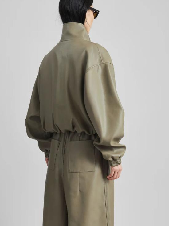 26SS 더프랭키샵 가죽 자켓 NOLITA JAFS22137430 Verde - THE FRANKIE SHOP