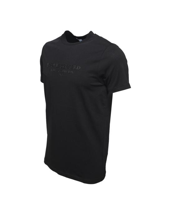  칼라거펠트 반팔 티셔츠 755057 532224 990 Black NERO - KARL LAGERFELD