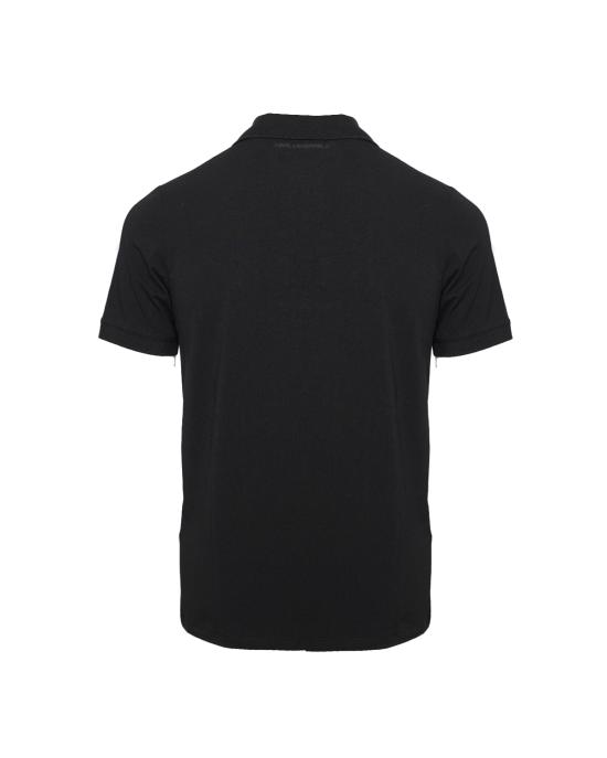  칼라거펠트 폴로 티셔츠 745015 532221 990 Black NERO - KARL LAGERFELD