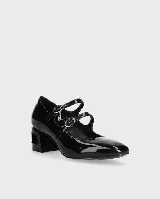  칼라거펠트 힐/펌프스 KL31613 1BP black patent leather NERO - KARL LAGERFELD