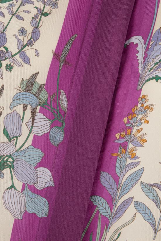 26SS 구찌 프린트 실크 트윌 셔츠 856092ZAUK7 9224 FLORA - GUCCI