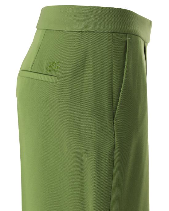  칼라거펠트 스트레이트 팬츠 236W1001 476 pesto green VERDE - KARL LAGERFELD