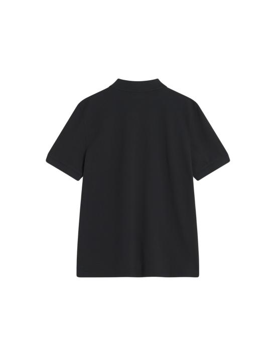 26SS 메종키츠네 폭스 헤드 레귤러 폴로 티셔츠 PM00209KP0002 P199 BLACK - MAISON KITSUNE
