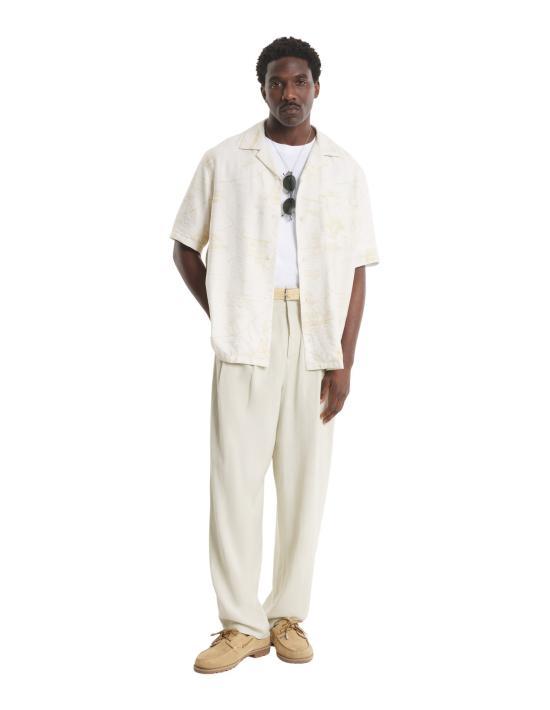 26SS 메종키츠네 긴팔 셔츠 QM00404WW9103 0522 NOBLE BEIGE STRAW - MAISON KITSUNE