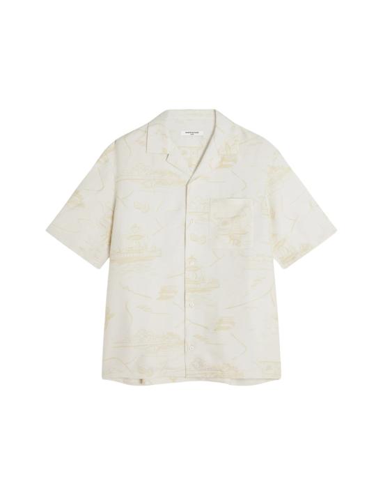 26SS 메종키츠네 긴팔 셔츠 QM00404WW9103 0522 NOBLE BEIGE STRAW