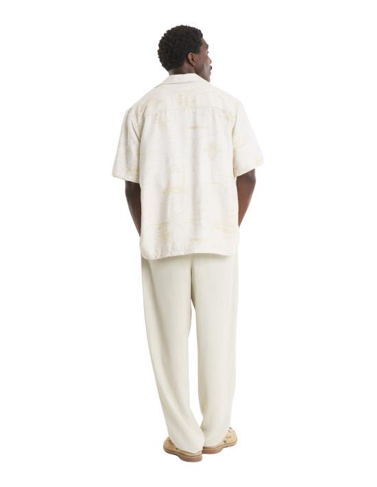 26SS 메종키츠네 긴팔 셔츠 QM00404WW9103 0522 NOBLE BEIGE STRAW - MAISON KITSUNE