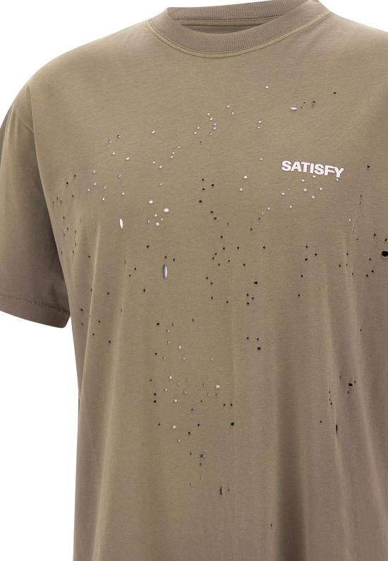 26SS 새티스파이 모스테크 티셔츠 11006 91E02 Sun bleached falcon - SATISFY