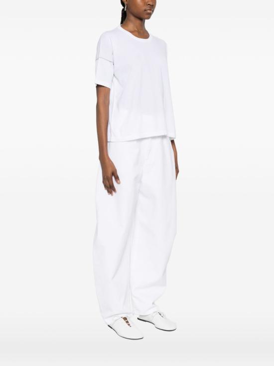 26SS 로베르토 콜리나 스웨터 261FXA08021 01 White - ROBERTO COLLINA