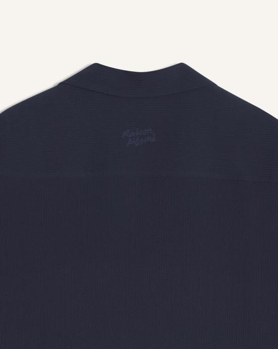 26SS 메종키츠네 반팔 셔츠 QM00407WC5082 0413 Classic navy - MAISON KITSUNE
