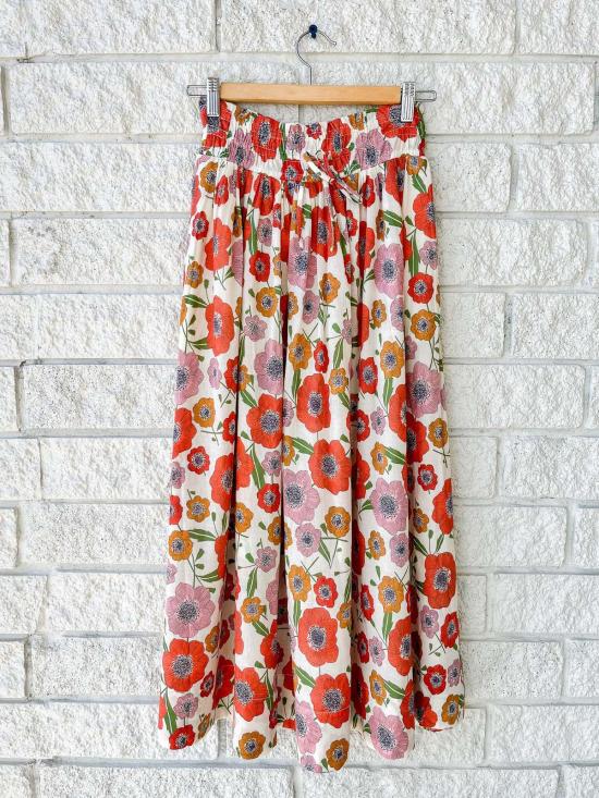  트로바타 롱 스커트 비앙카  포피 코스타