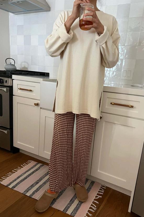  르 본 숍 긴팔 티셔츠 선데이 티셔츠