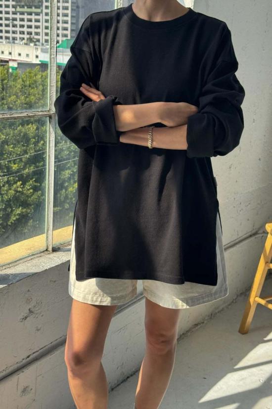  르 본 숍 긴팔 티셔츠 선데이 티셔츠 - Le Bon Shoppe