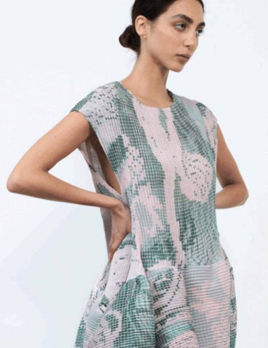  줄리아 호이어 롱 원피스 Julia Heuer 핸드플리츠 마야 드레스 - JULIA HEUER