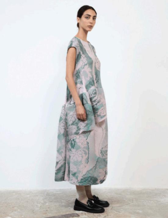  줄리아 호이어 롱 원피스 Julia Heuer 핸드플리츠 마야 드레스 - JULIA HEUER