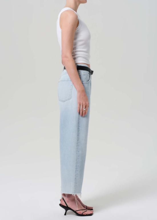  시티즌 오브 휴머니티 데님 팬츠 시티즌스 오브 휴머니티 아일라 로우 헴 크롭 진 알리에 - CITIZEN OF HUMANITY