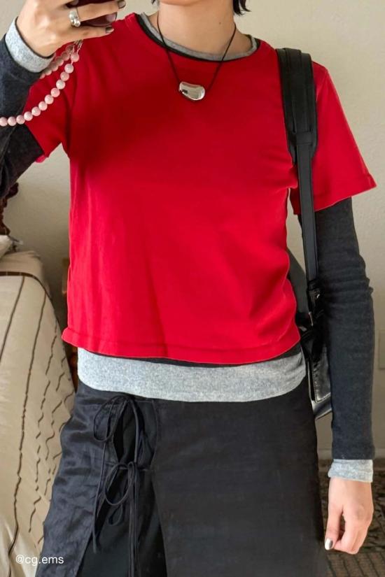  르 본 숍 민소매 티셔츠 더 리틀 보이 티셔츠 - Le Bon Shoppe