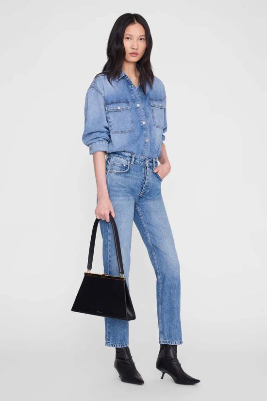  애니빙 데님 팬츠 아니네 빙 제인 진 캐스케이드 블루 - ANINE BING