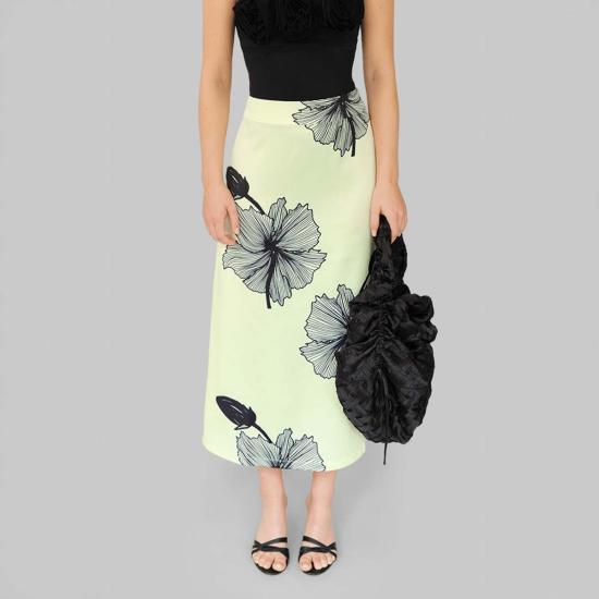  오페라 스포츠 롱 스커트 론 스커트 텐더 옐로우 - OPERA SPORT