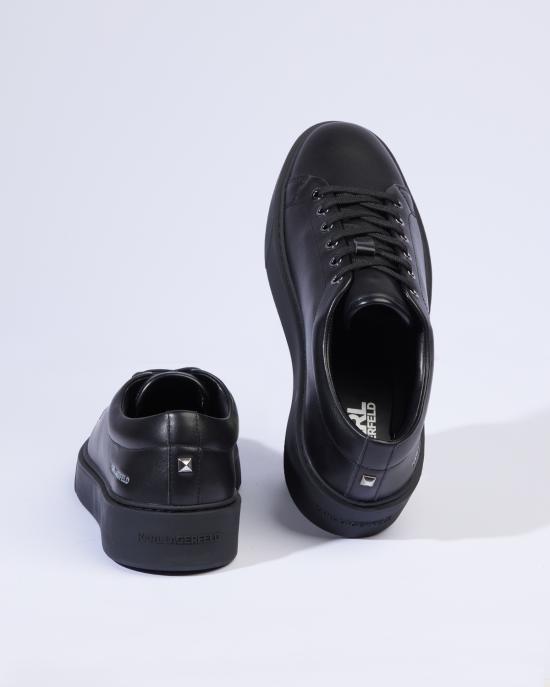  칼라거펠트 스니커즈 KL53320A 000 black leather NERO - KARL LAGERFELD
