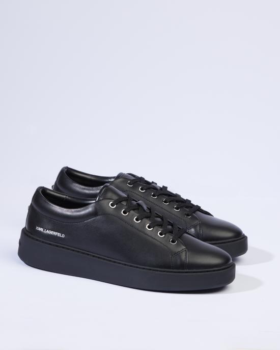  칼라거펠트 스니커즈 KL53320A 000 black leather NERO - KARL LAGERFELD